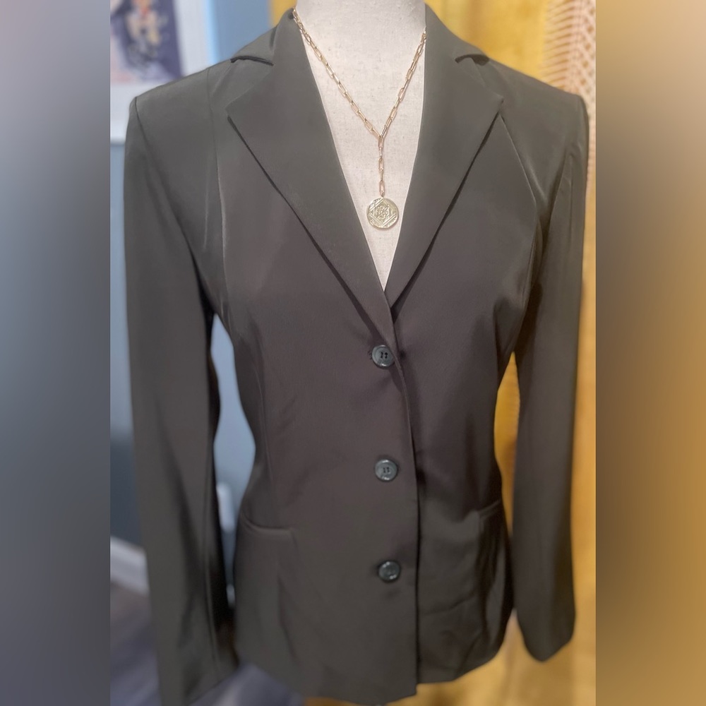 Shin Choi Chocolate Brown Classic Blazer